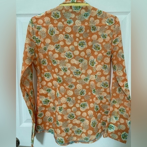 𝅺georg ROTH RUFFLE AND RIBBON SHIRT - Size XS - Picture 2 of 11